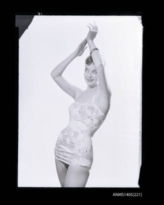 Negative depicting a woman modelling swimwear