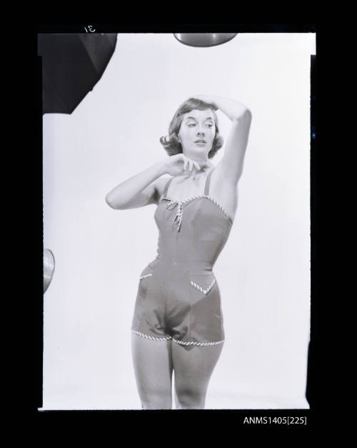 Negative depicting a woman modelling swimwear