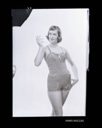 Negative depicting a woman modelling swimwear