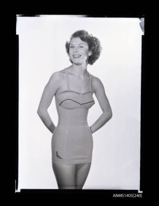 Negative depicting a woman modelling swimwear