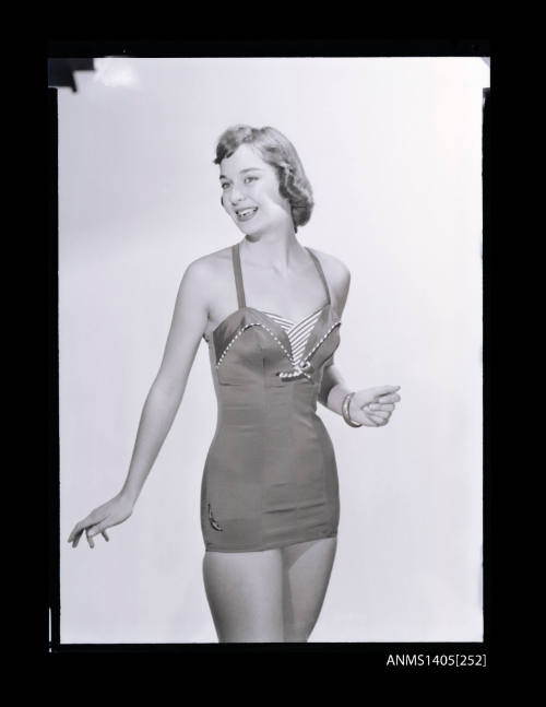 Negative depicting a woman modelling swimwear