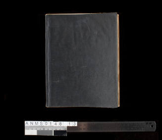 Lecture notebook used by Jean Kennett while attending the N.C.O. Training School No.16 at Darley, Victoria
