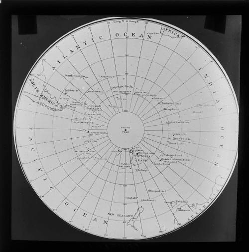 Map centred on the South Pole
