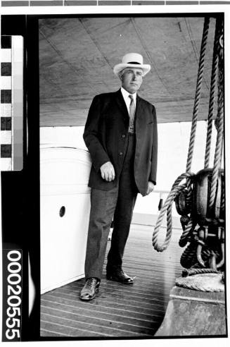 Unidentified American merchant marine officer