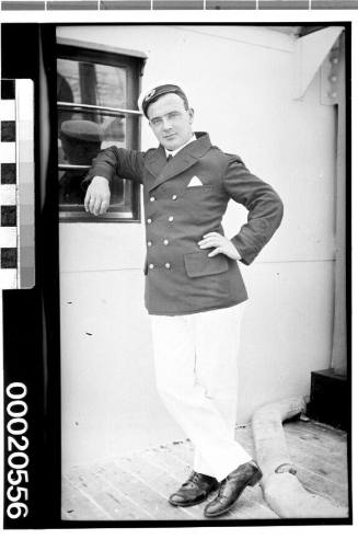 Unidentified American merchant marine officer