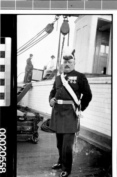 Unidentified American merchant marine officer