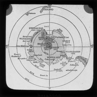 Map of the South Pole