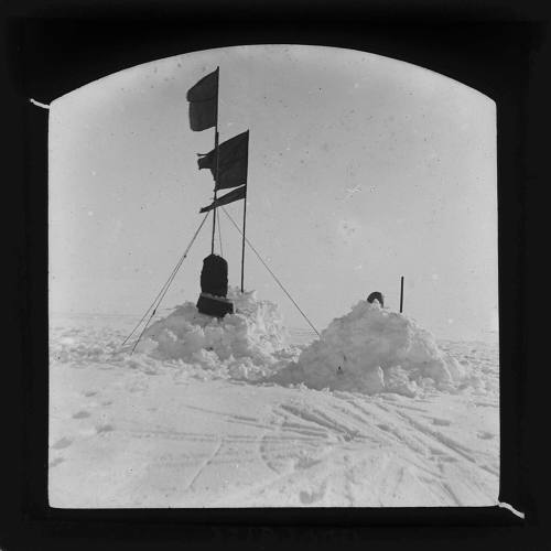 A depot in the ice