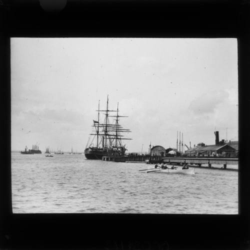 DISCOVERY on her return to Portsmouth