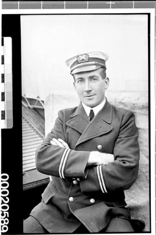 Unidentified merchant marine officer