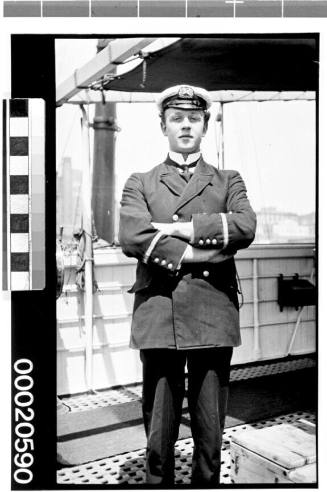 Unidentified merchant marine officer