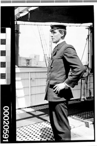 Unidentified merchant marine officer