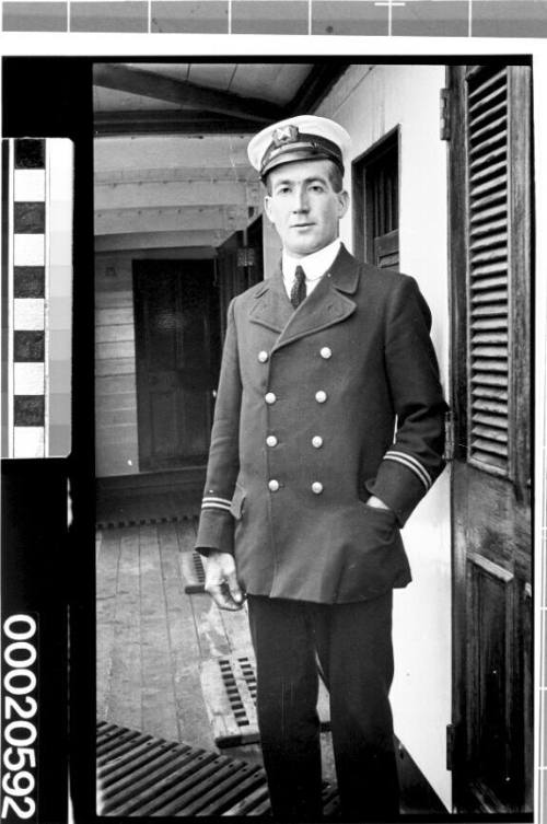 Unidentified merchant marine officer