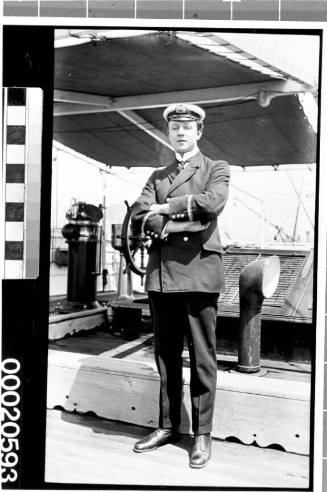 Unidentified merchant marine officer