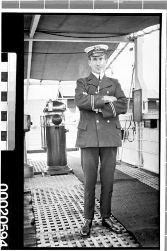 Unidentified merchant marine officer