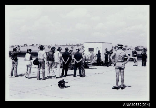 On the tarmac at RAAF base, Wagga Wagga