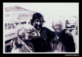 Ken Warby with his parents