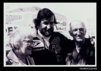 Ken Warby with his parents