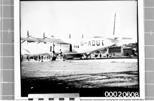 Flying boat CENTAURUS at Rose Bay, February 1939