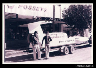 SPIRIT OF AUSTRALIA on promotional tour for Fosseys