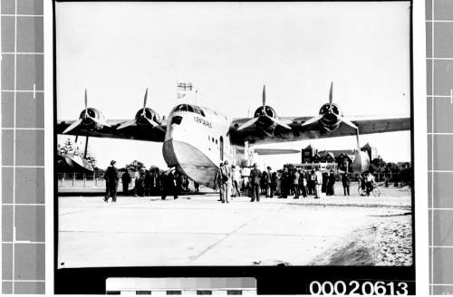 Flying boat CENTAURUS at Rose Bay, February 1939