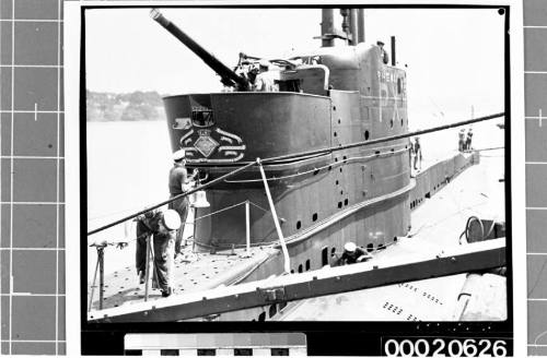 HMS PHOENIX moored at Garden Island