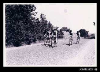 Country scene with gravel road