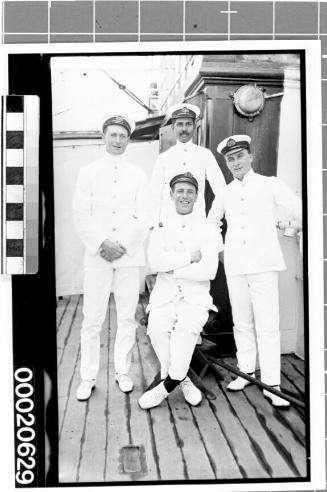 Merchant marine officers on board STRATH JULIUS