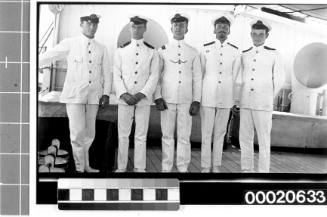 Merchant marine officers on board STRATH JULIUS