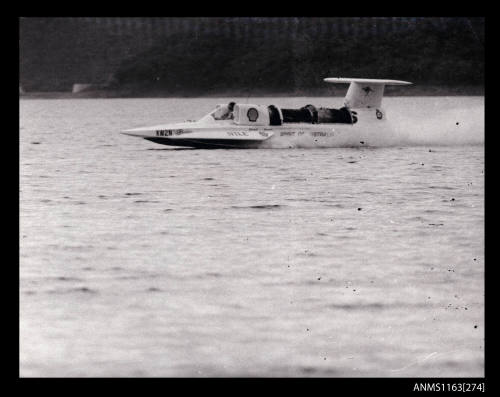 SPIRIT OF AUSTRALIA at speed