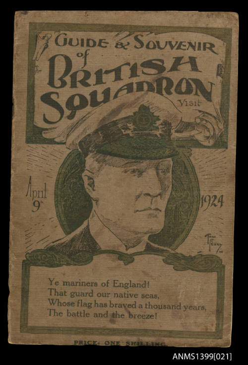 Guide & Souvenir of British Squadron Visit, 9 April 1924