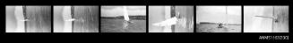 Strip of negatives depicting a  Catamaran 5194 sailing