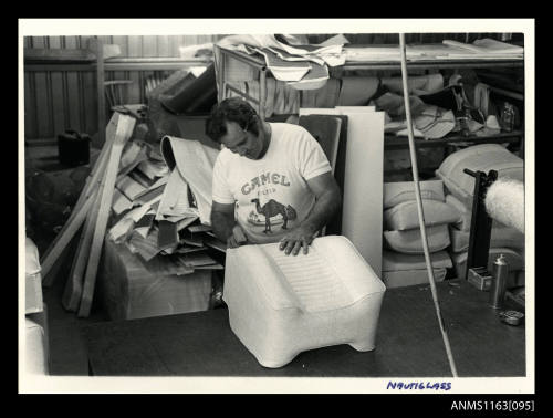 The boat upholstery workshop