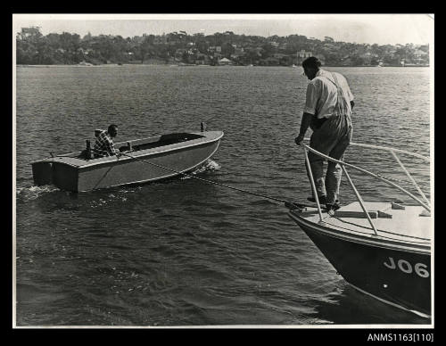 The open motor launch with inboard engine