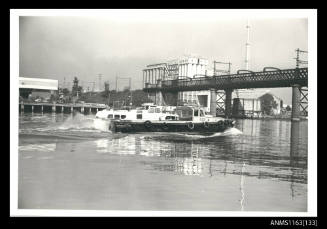 The commercial motor launch 433 with wheel house and cabin situated forard