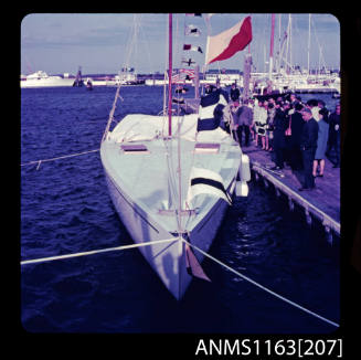 Slide depicting the launching of INTREPID America's Cup Challenge