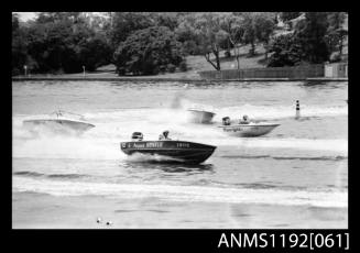 AQUA HUNTER  KW449 and NIPPER QUICK II racing at Cabarita Power Boat Races Parramatta River