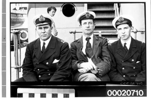 Unidentified merchant marine officers