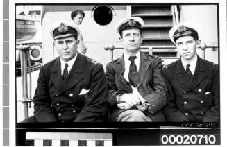 Unidentified merchant marine officers