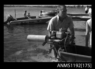 Power boats at the Outboard Engined Hydroplane Titles