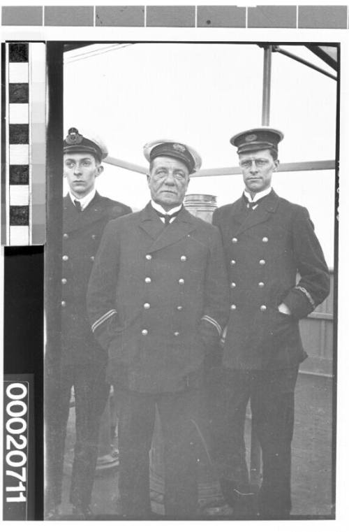 Unidentified merchant marine officers