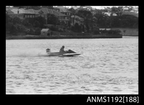 Hydroplane at speed