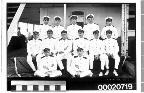 Unidentified merchant marine officers