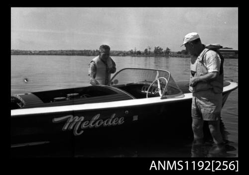 George Kilpatrick and crew with MELODEE III