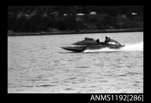 Hydroplane WASP at speed