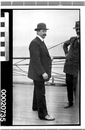 Unidentified French man possibly a shipowner