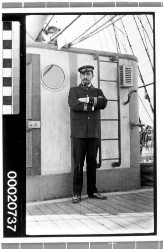 Unidentified French merchant marine officer of the Societe Nationale D'Affretements