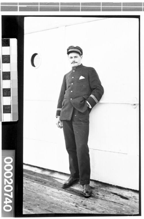 Unidentified French merchant marine officer of the Societe Nationale D'Affretements