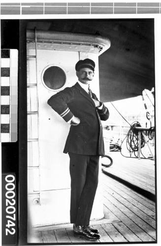 Unidentified French merchant marine officer of the Societe Nationale D'Affretements