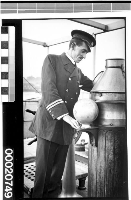 Unidentified merchant marine officer